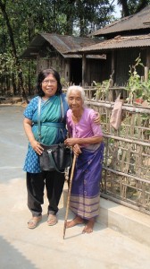 Mother and Daughter at Their Home Place