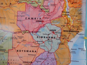 Note the Way from Lilongwe, Malawi to Tete, Mozambique